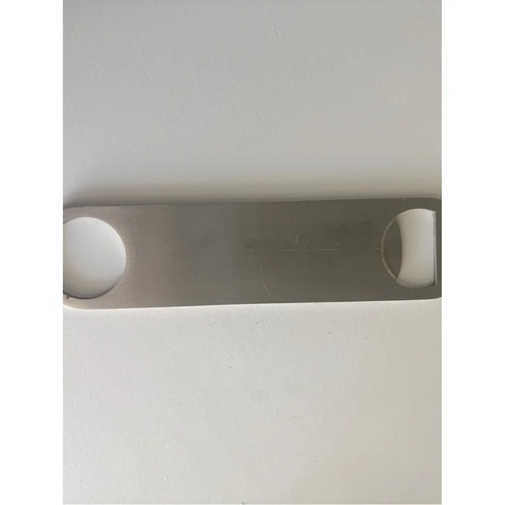 Lot of 10 Winco CO-301 Stainless Steel Flat Bottle Openers – 7